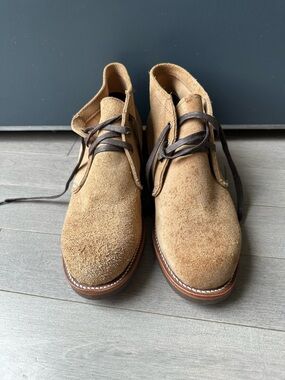 Men's Chippewa Milford Chukka Boots Shoes Tan Suede 1901G06 Size 9 E USA Made